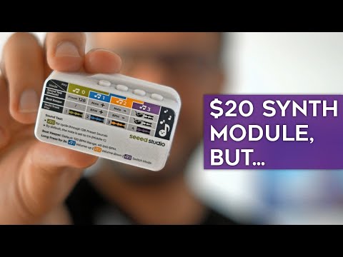 A $20 MIDI synthesizer based on the SAM2695 chip (#seeed  #XIAO-MIDI-Synthesizer)