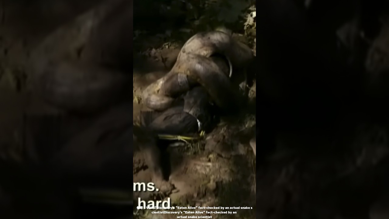 生きたまま大蛇に食われようとしたキチガイニキの末路