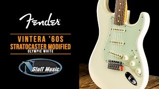 Video thumbnail for Vintera '60s Stratocaster Modified by Fender - ALL-NEW!! by N Stuff Music