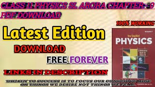Class 11 SL Arora Physics book pdf download for free 100% Working 👍|Best book 📚 of physics |#slarora
