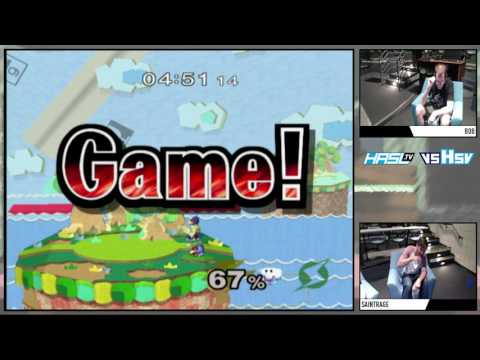 vsHsv s1e8 – Bob (Samus) vs saintrage (Falco/Fox) – Losers Quarters – Melee