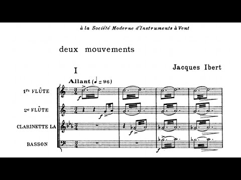 Jacques Ibert: Deux Mouvements (1922)