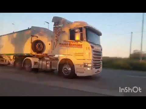 Camiones en cruce de RP158 y RN19 , San Francisco , Cordoba , video 88 . SUSCRIBITE !!