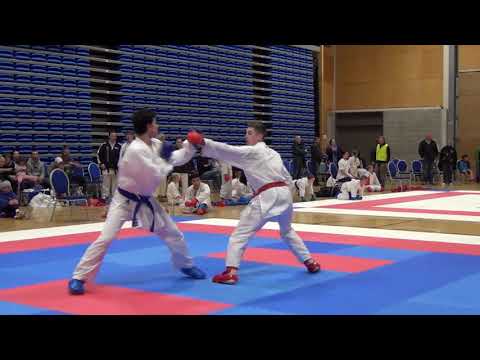 knz lni champs 2018 08 26 r2 gkr 16 - 17yrs male premier kumite 04 Callum