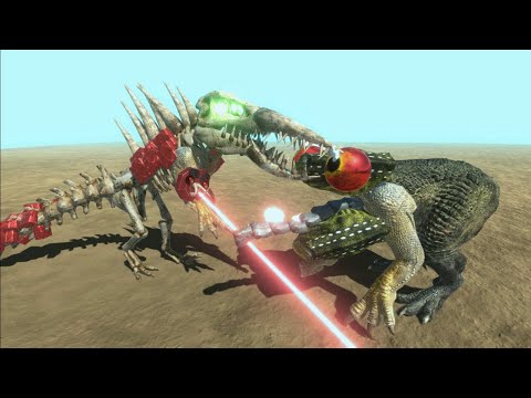 SKELETOSAURUS VS ALL UNITS EPIC BATTLES - ANIMAL REVOLT BATTLE SIMULATORS