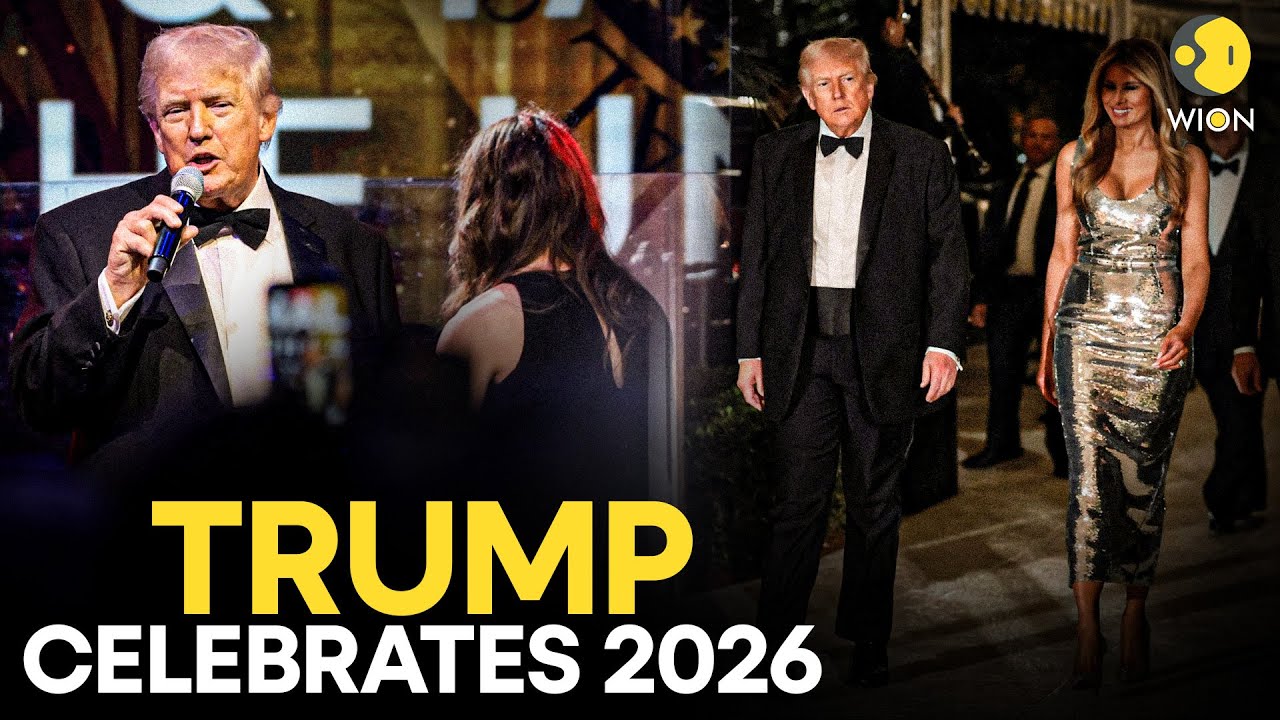 New Year 2026 LIVE: US President Donald Trump Attends New Year’s Eve Party in Florida | WION