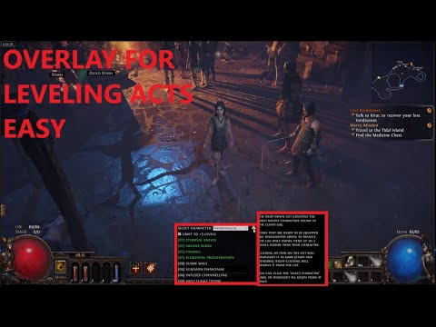 POE 3.25 LEVELING EASY WITH THIS OVERLAY!