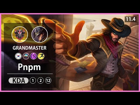 롤 시즌11 그마 미드 트페 장인 도파 " Pnpm " // LOL MID Twisted Fate KR Challenger | Patch 11.4