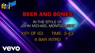 John Michael Montgomery - Beer And Bones (Karaoke)
