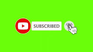 Subscribe button green screen no copyright. #greenscreen #subscribe