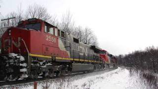 preview picture of video 'CN 8014 near Torrance (08JAN2011)'