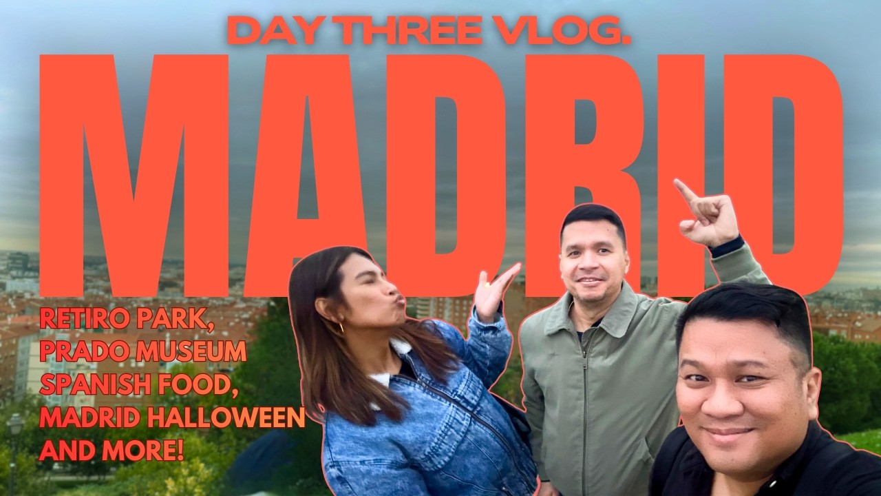 Madrid Day 3 Vlog: This Madrid Viewpoint Blew My Mind 🤯 + El Retiro Park Tour