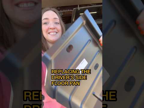 Replacing the driver’s side floor pan in the CHEAP JEEP #jeepwrangler #jeepproject #rustbucket