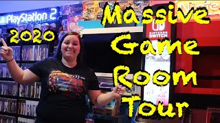 MASSIVE 2020 Game Room Tour - 6,000+ Games, 250+ Consoles, Kiosks, Arcades, Displays and More!