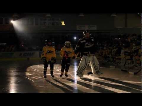 Nástup hráčů HC Baník Sokolov ze dne 18.3.2013