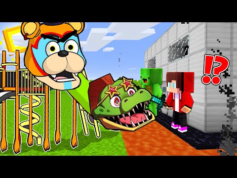 SLIDE EATER FNAF vs The Most Secure House - Minecraft gameplay by Mikey and JJ (Maizen Parody)