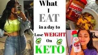 WHAT I EAT IN A DAY ON KETO! 🍗DIY HOOTERS &amp; BEST HOLIDAY SF CREAMER EVER??