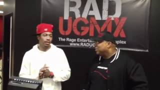 Nick Cannon and Big Mike RADUGMX at the Rage Entertainment