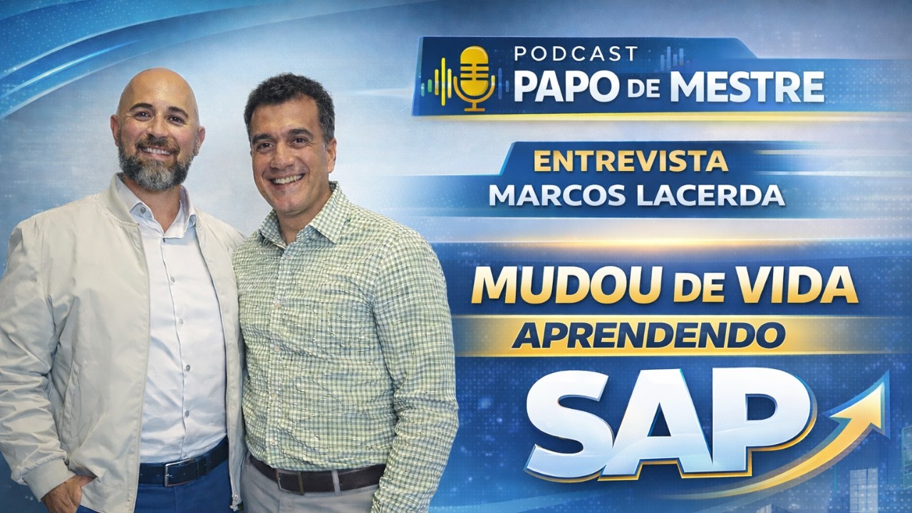 Marcos Lacerda mudou de vida aprendendo SAP
