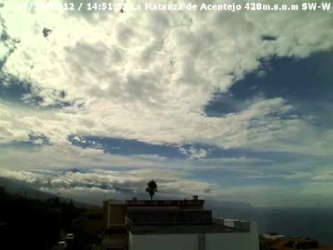 TimeLapse Sombrerito en el Teide - La Matanza de Acentejo 27 de Octubre