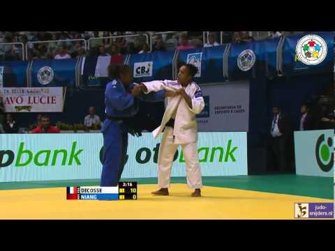 Judo 2013 World Championship Rio de Janeiro: Decosse (FRA) - Niang (MAR) [-70kg]