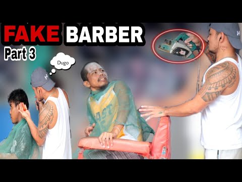 FAKE BARBER PART3 "PUBLIC PRANK" | Pumalag si kuya 😂