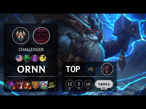 Ornn Top vs Lucian - NA Challenger Patch 10.14
