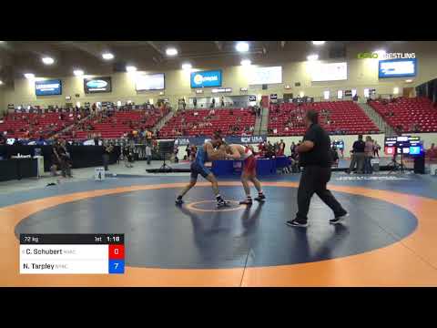2018 Marine Corps US Open/Senior Men's Greco-Roman 72 Con 8 #2 - Colin Schubert (NYAC) Vs. Nick Ta