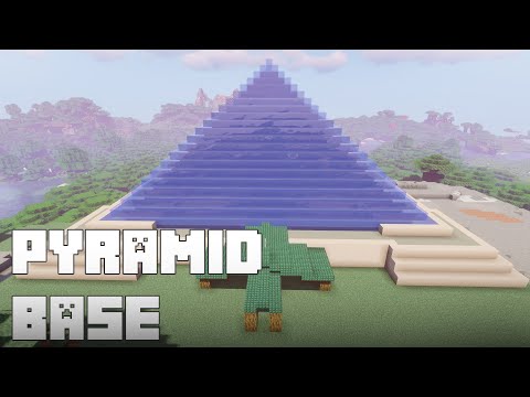 Minecraft | EPIC PYRAMID BASE (Relaxing Tutorial)