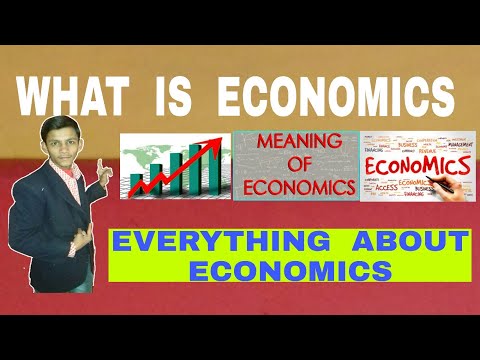 What  is  economics? By Aditya Sir