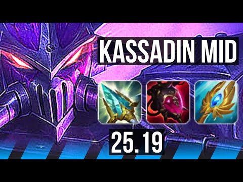 KASSADIN vs LEBLANC (MID) | Legendary | KR Master | 25.19