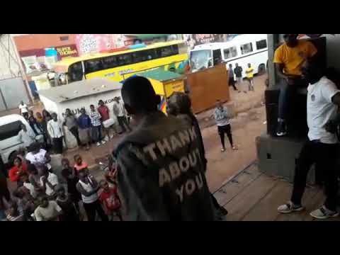 Tolo Tiger zambia. Performing at Kmb bus station in kitwe.