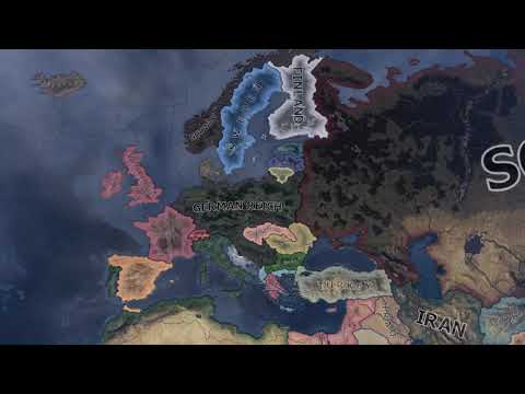 Hoi4 La Résistance Europe Timelapse but The UK goes on the fascist path