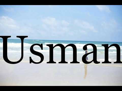 How To Pronounce Usman🌈🌈🌈🌈🌈🌈Pronunciation Of Usman