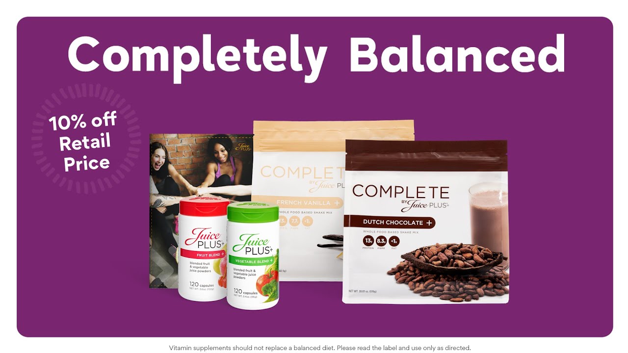 The Completely Balanced Bundle - Juice Plus+ Products