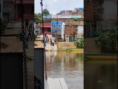 Travessia de balsa para Pregação em Aurelino Leal