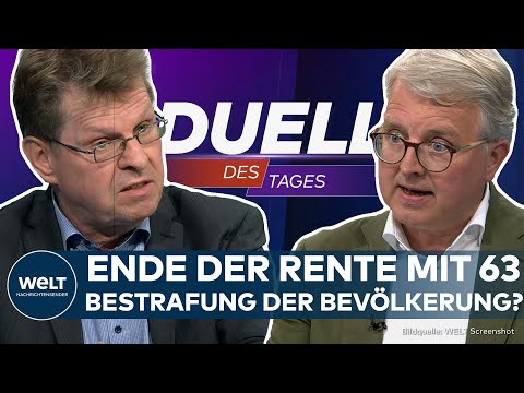 RENTE MIT 63: FDP-Pläne fair oder Bestrafung der arbeitenden Bevölkerung? | DUELL DES TAGES