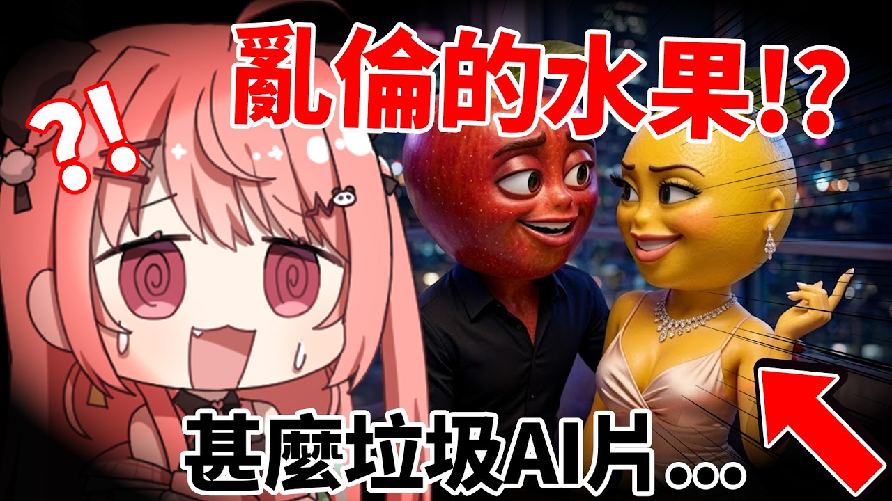🔴【智商下降中】水果也亂倫?! 一齊睇最近大熱AI劇!!【米亞Mya】