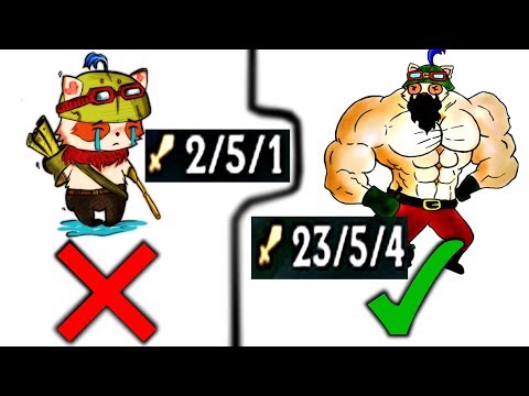 From ZERO to HERO - Teemo Carries The Game
