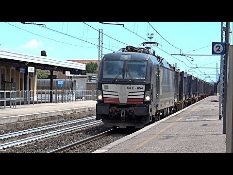 [HD - Treni] SUPER MACCHINISTA con E193.654 Vectron di CFI + Treno Merci in transito a San Martino!
