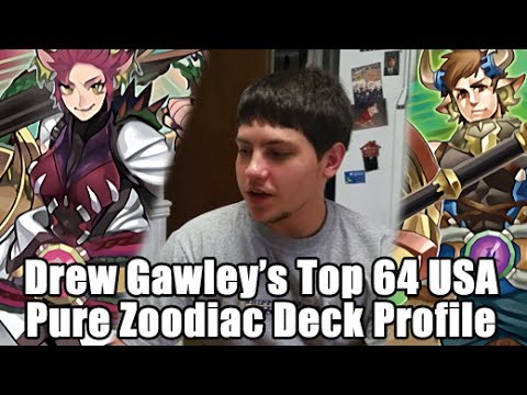 Top 64 Drew Gawley USA WCQ 2017 Pure Zoodiac Deck Profile