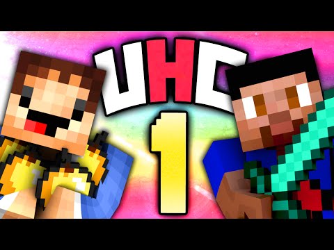 Minecraft UHC #1 (Season 12) - Ultra Hardcore with Vikkstar & Woofless