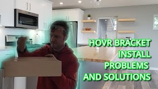 How to Use Hovr Brackets to Install Floating Shelves and Avoid Problems and Fix It!