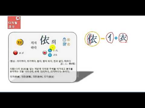 「의존 [依存]」의 한국수어 표현