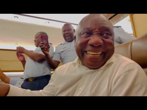 Birthday wishes in the sky for President Cyril Ramaphosa from the South African Air Force