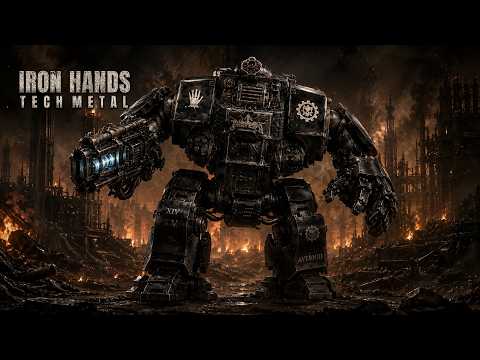 Iron Hands Tech Metal | Warhammer 40K Inspired Battle Music | 45 Minute Instrumental
