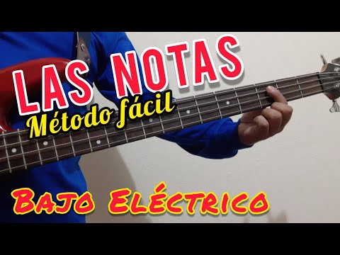 ¿ Cómo UBICAR TODAS LAS NOTAS en el BAJO Eléctrico ? | Método Fácil para Principiantes
