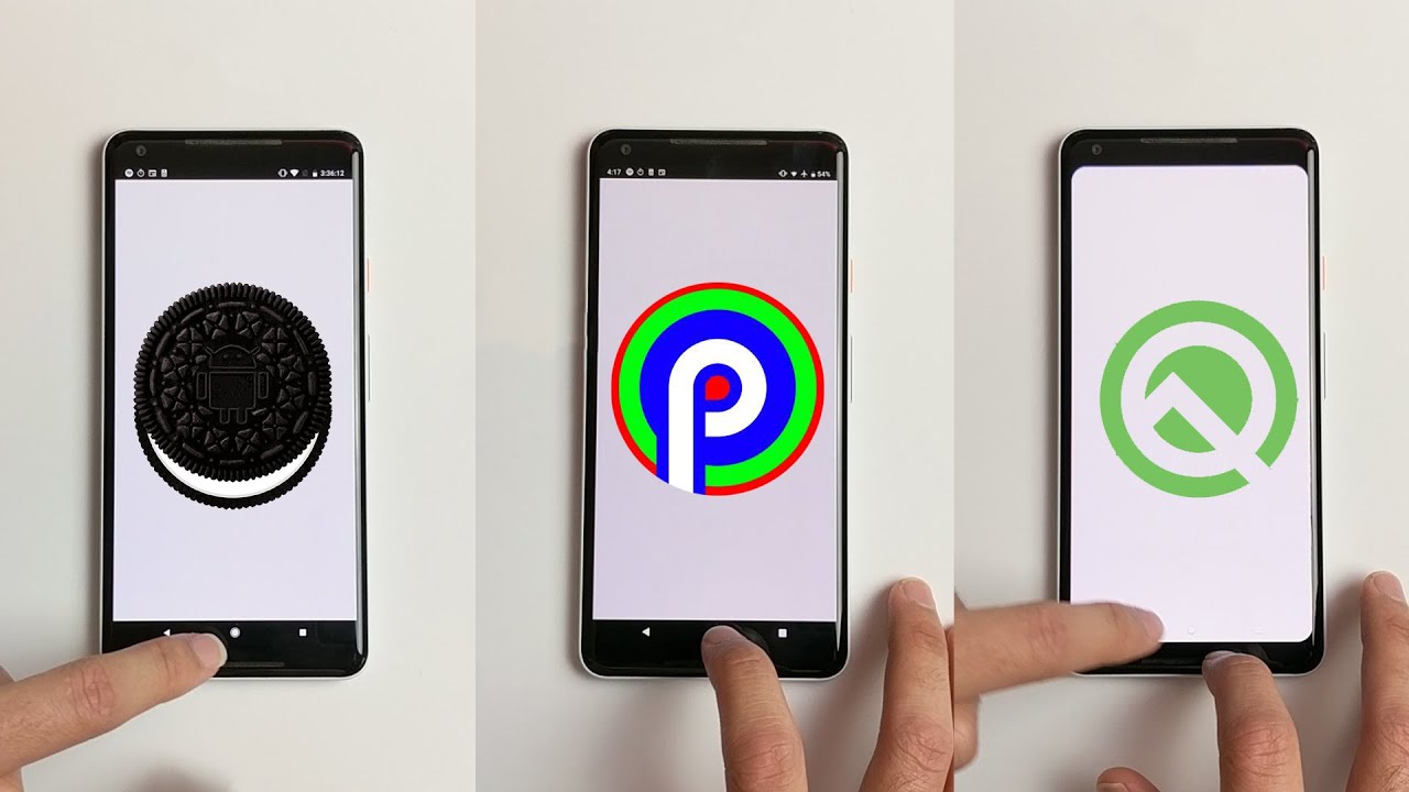 Pixel 2 XL Speed Test! Android 10 vs Android 9 vs Android 8.1