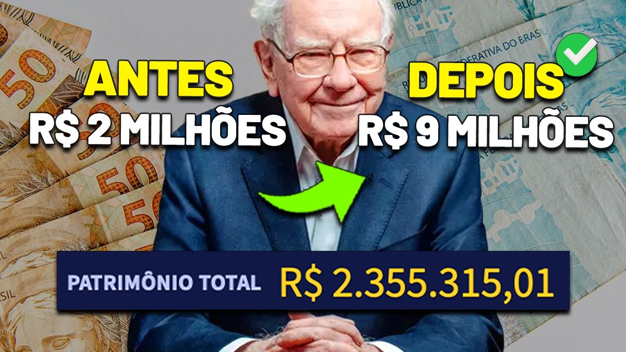 A CARTEIRA do CANAL irá DISPARAR nos próximos 8 anos? Indicador do Warren Buffett