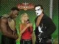 720pHD WCW Nitro 09 18 00 Pamela Paulshock Interviews Sting Booker T